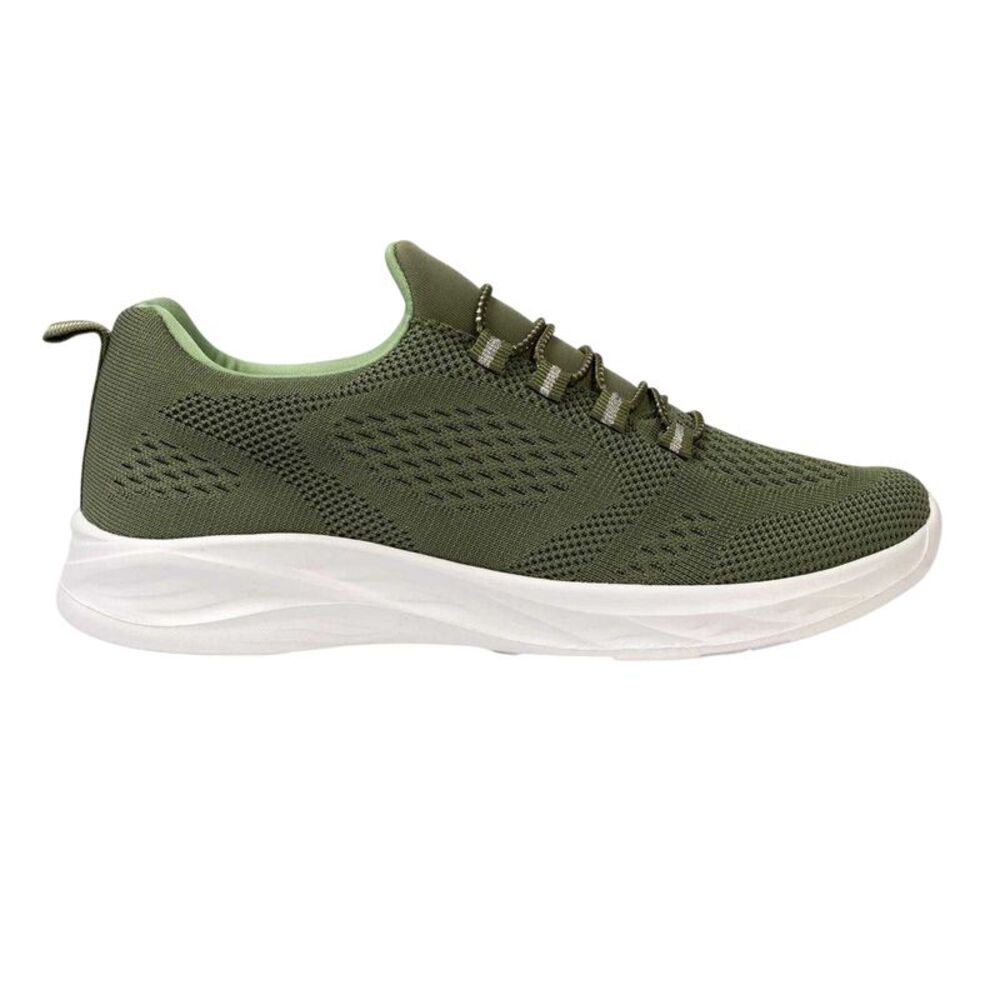 Donnay Womens/Ladies Knitted Flat Sneakers / Army Green